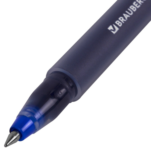 Фото товара Ручка гелевая синяя X-Writer 1800 бесстержневая увеличенная длина письма прозрачный корпус стандартный узел — Krasavita.by