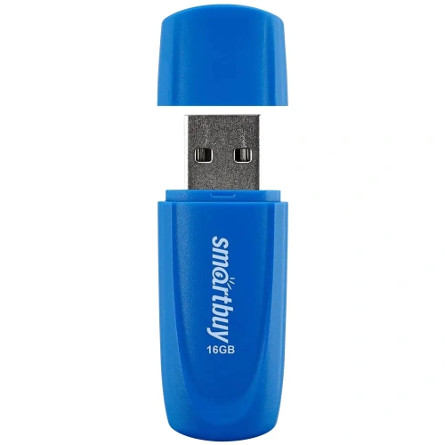 Фото товара USB флэш-диск Smart Buy 16GB Scout Blue (SB016GB2SCB) — Krasavita.by