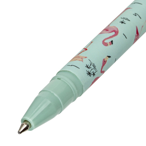 Фото товара Ручка шариковая Soft Touch Stick Flamingo синяя — Krasavita.by