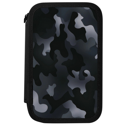 Фото товара Пенал 3 отделения Black camo — Krasavita.by