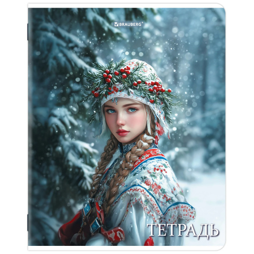 Фото товара Тетрадь 48 листов в клетку Русская красавица — Krasavita.by