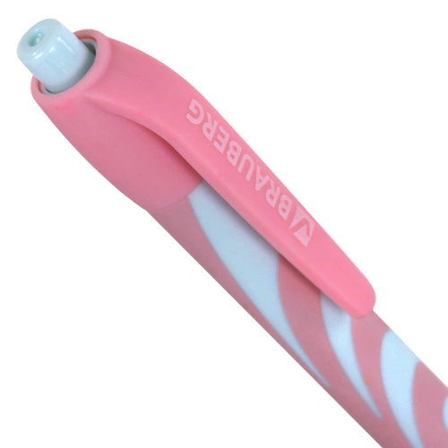 Фото товара Ручка автоматическая шар. синяя  Brauberg "Ultra-RT Pastel" корпус ассорти — Krasavita.by