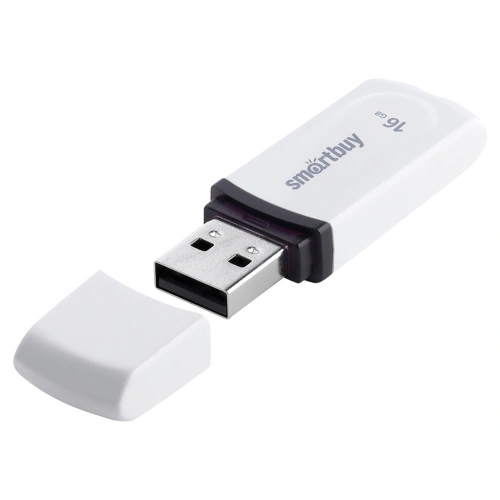 Фото товара USB флэш-диск Smart Buy 16GB Paean White (SB16GBPN-W) — Krasavita.by