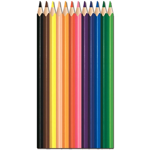 Фото товара Карандаши 12цв MAPED "COLOR PEP'S Strong" пласт. трехгранные, заточеные — Krasavita.by