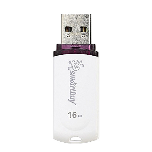 Фото товара USB флэш-диск Smart Buy 16GB Paean White (SB16GBPN-W) — Krasavita.by