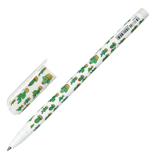 Фото товара Ручка шариковая Soft Touch Stick Cactus синяя — Krasavita.by
