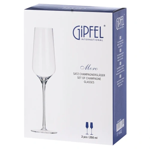 Набор MORO из 2 фужеров для шампанского 250 мл.