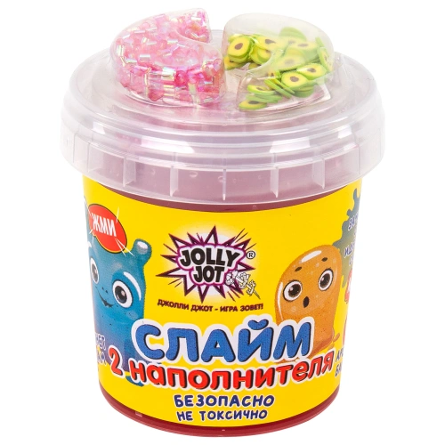Фото товара Слайм с наполнителями МИКС, 140 г, ассорти 6 видов, JOLLY JOT (ДЖОЛЛИ ДЖОТ), 665950 — Krasavita.by