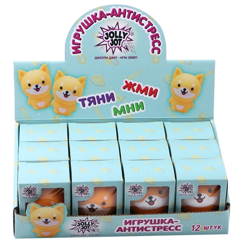 Фото товара Игрушка-антистресс, 5х8 см, дисплей, JOLLY JOT (ДЖОЛЛИ ДЖОТ), 665802 — Krasavita.by